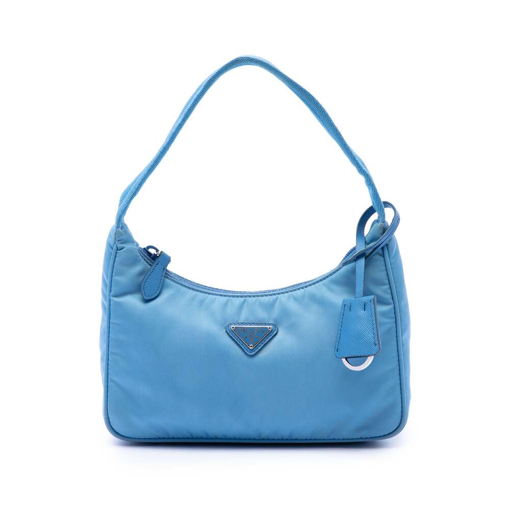Prada Re-Edition Hobo Tessuto Mini #349833P79B